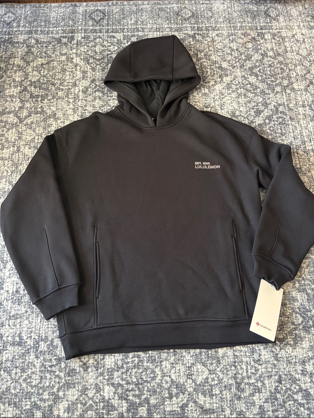 NEW Lululemon Women’s Heavyweight Fleece Oversized Pullover Hoodie - small - blk